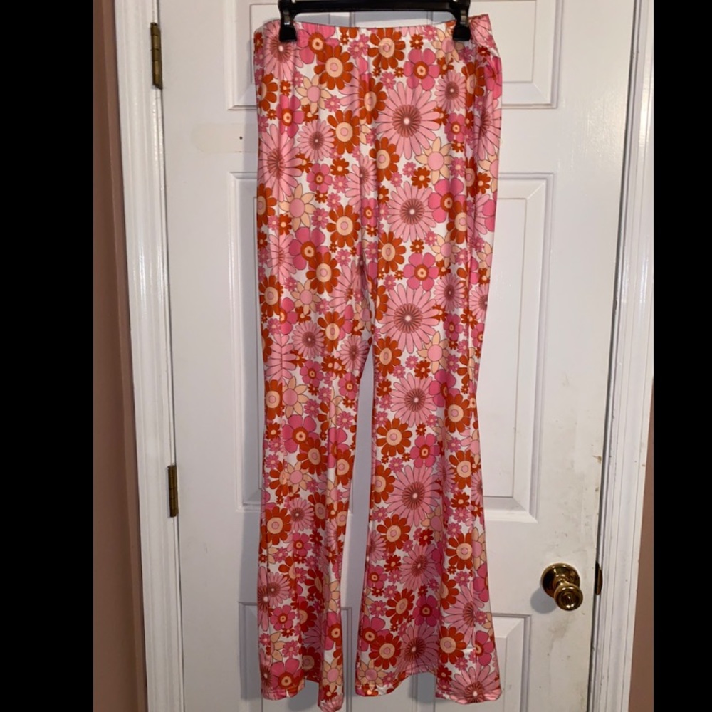 Flower Flare Pants